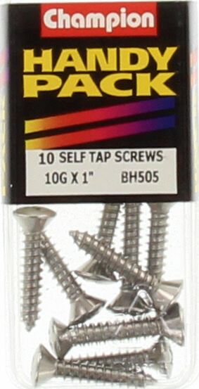Champion Fasteners Nickel Screws Tap 4.8 X 25mm BH505