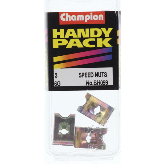 Champion Speed Nut U-Type 3.5mm 3Pk BH099