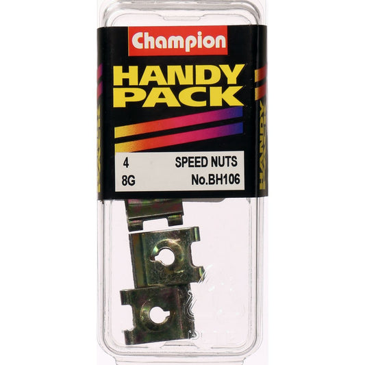 Champion Speed Nut U-Type 4.2mm 4Pk BH106
