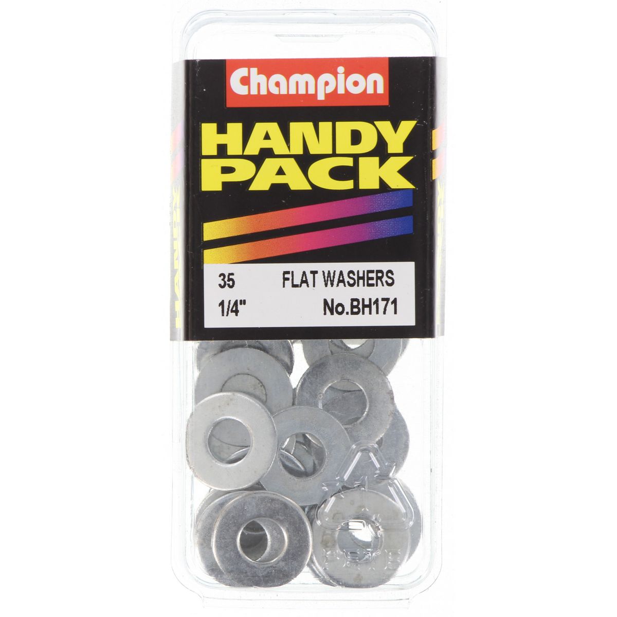Champion Flat Steel Washer 3/16″ x 7/16″ x 20G 35Pk BH171