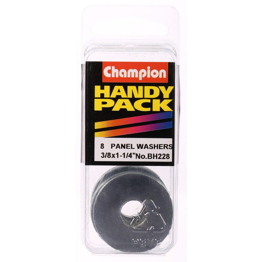 Champion Flat Body Washer 3/8″ x 1-1/4″ 8Pk BH228