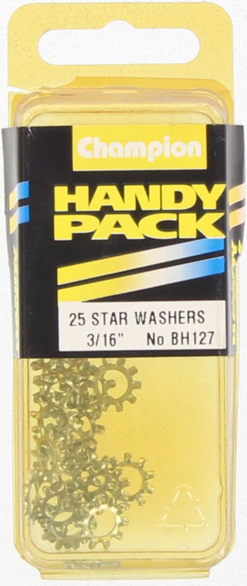 Champion Shakeproof External Washer 3/16"" 25Pk BH127