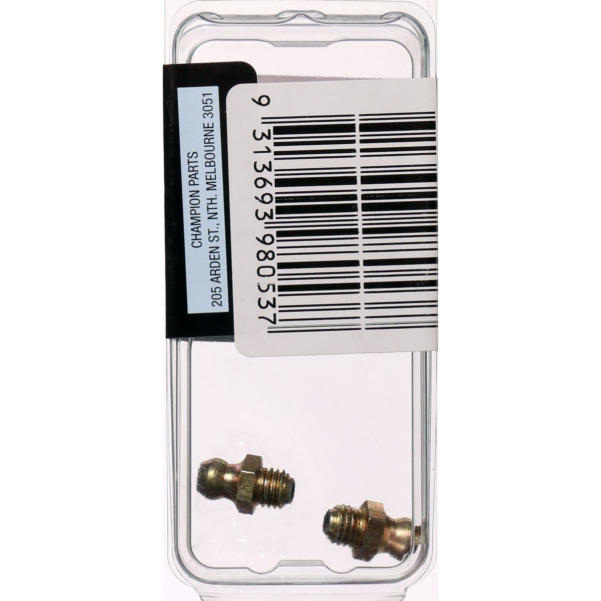 Champion Grease Nipple Straight 1/4"" UNF 2Pk BH053