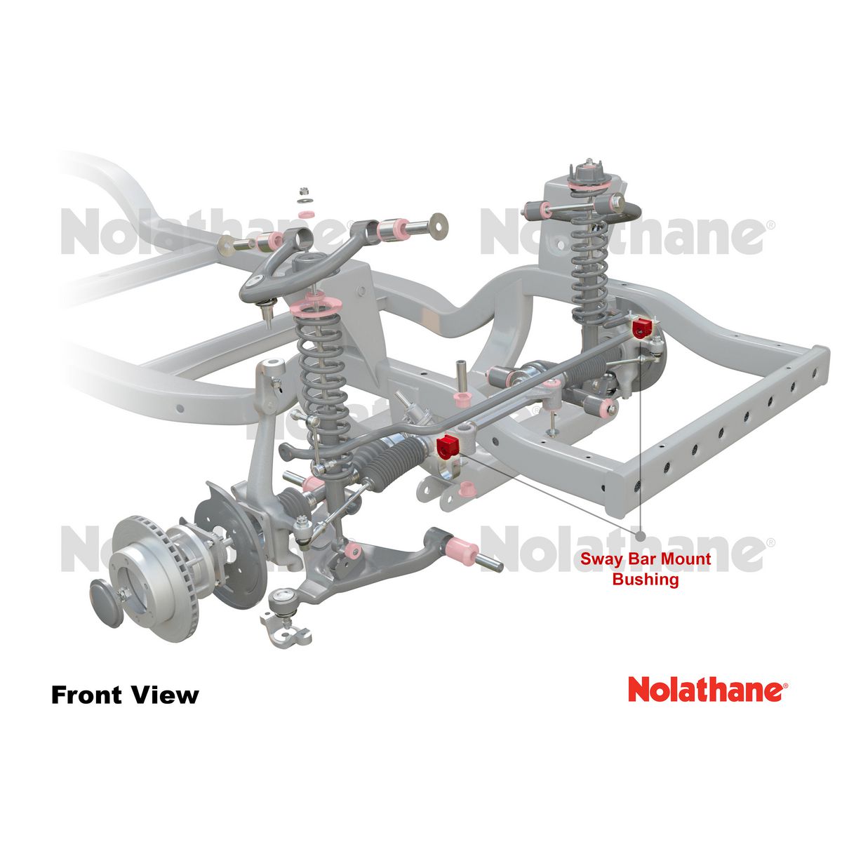 Nolathane Sway Bar Bush Kit 28mm 42230