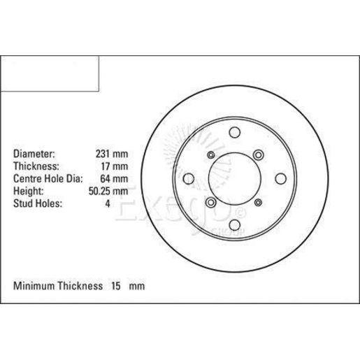 Nason Pro-Seal Piston Ring Set - 0.50mm O/Size PS1435-0.50