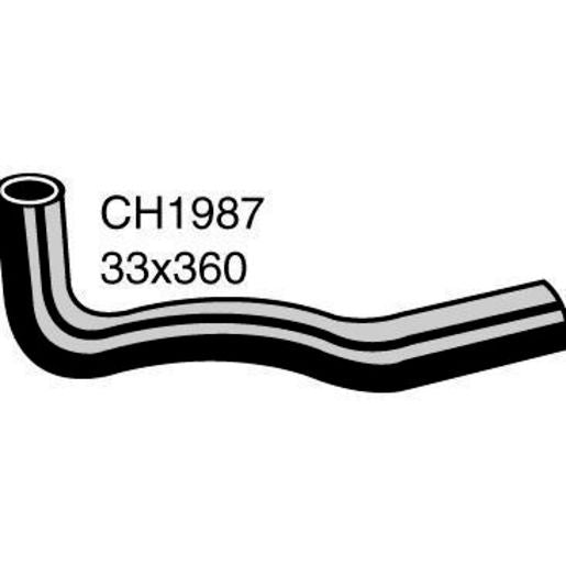 Mackay Top Radiator Hose CH1987