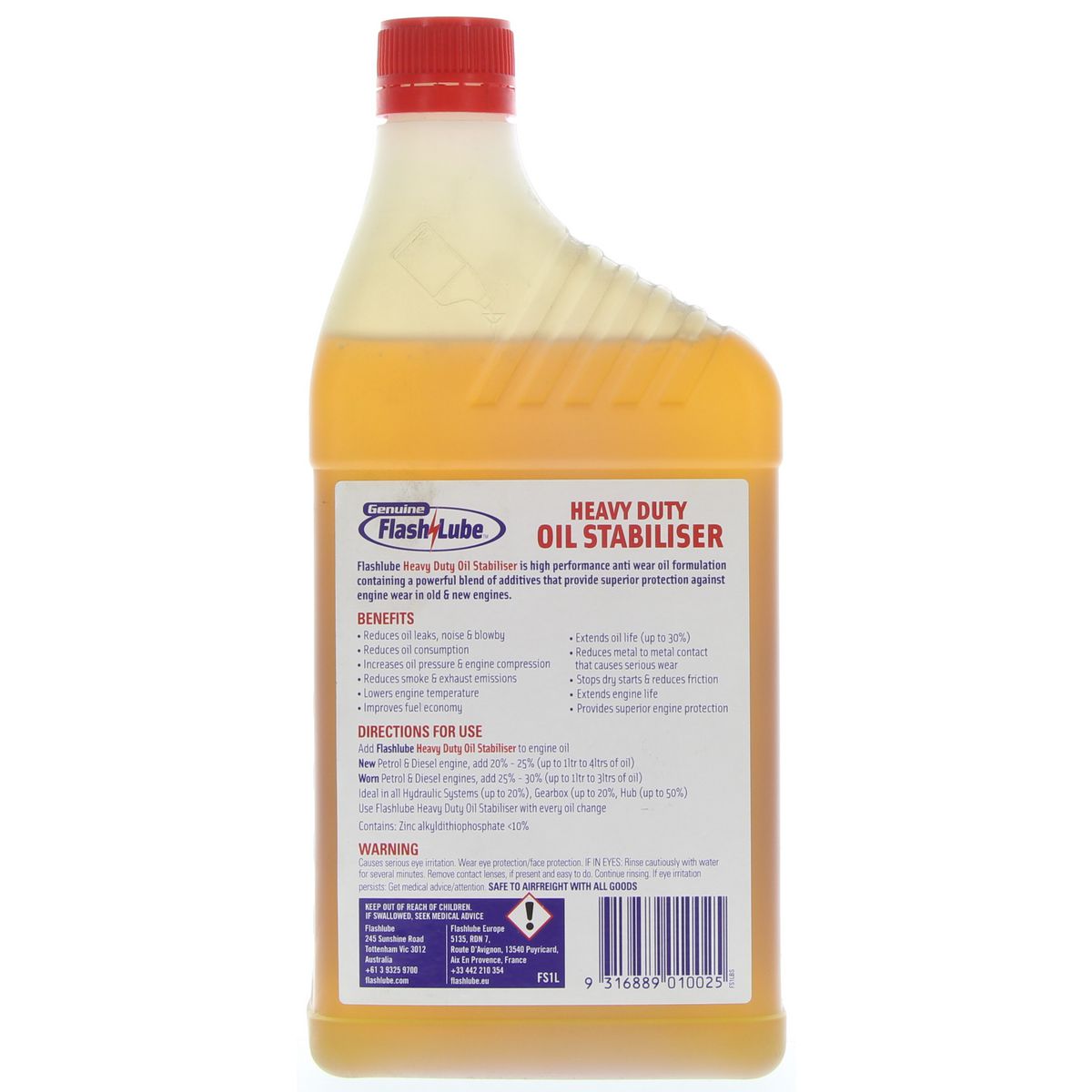Flashlube Heavy Duty Oil Stabiliser 1L FS1L
