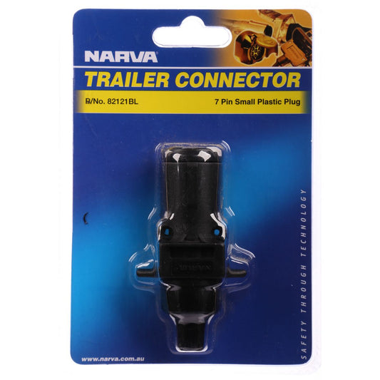 Narva 7 Pin Trailer Plug Small Round 82121BL