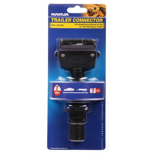 Narva Trailer Adapter Small Round to Flat 82215BL