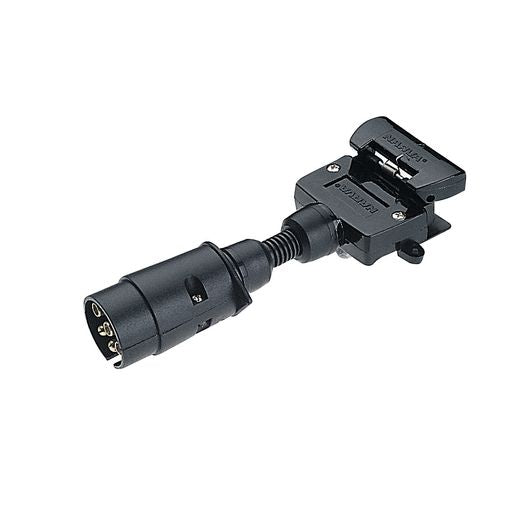 Narva Trailer Plug Adaptor 5 Round To 7 Flat 82240BL