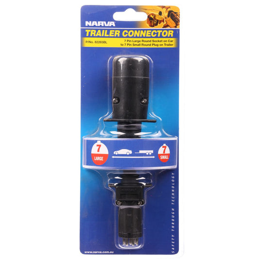 Narva Trailer Socket Large Round to Small Round 82265BL