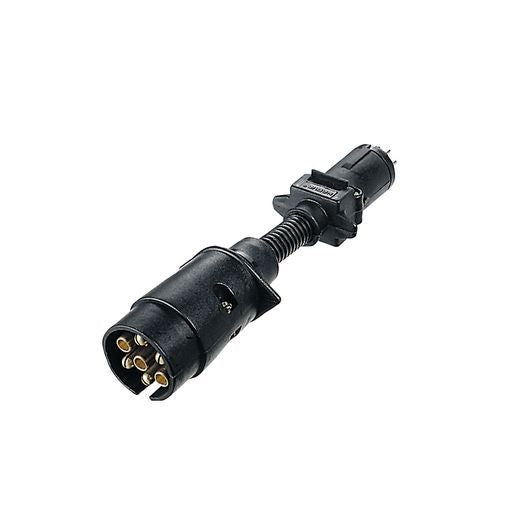 Narva Trailer Plug 7 Pin Large Round To 6 Pin Small Round 82270BL