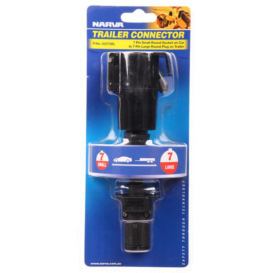 Narva Trailer Adapter Small Round to Large Round 82275BL