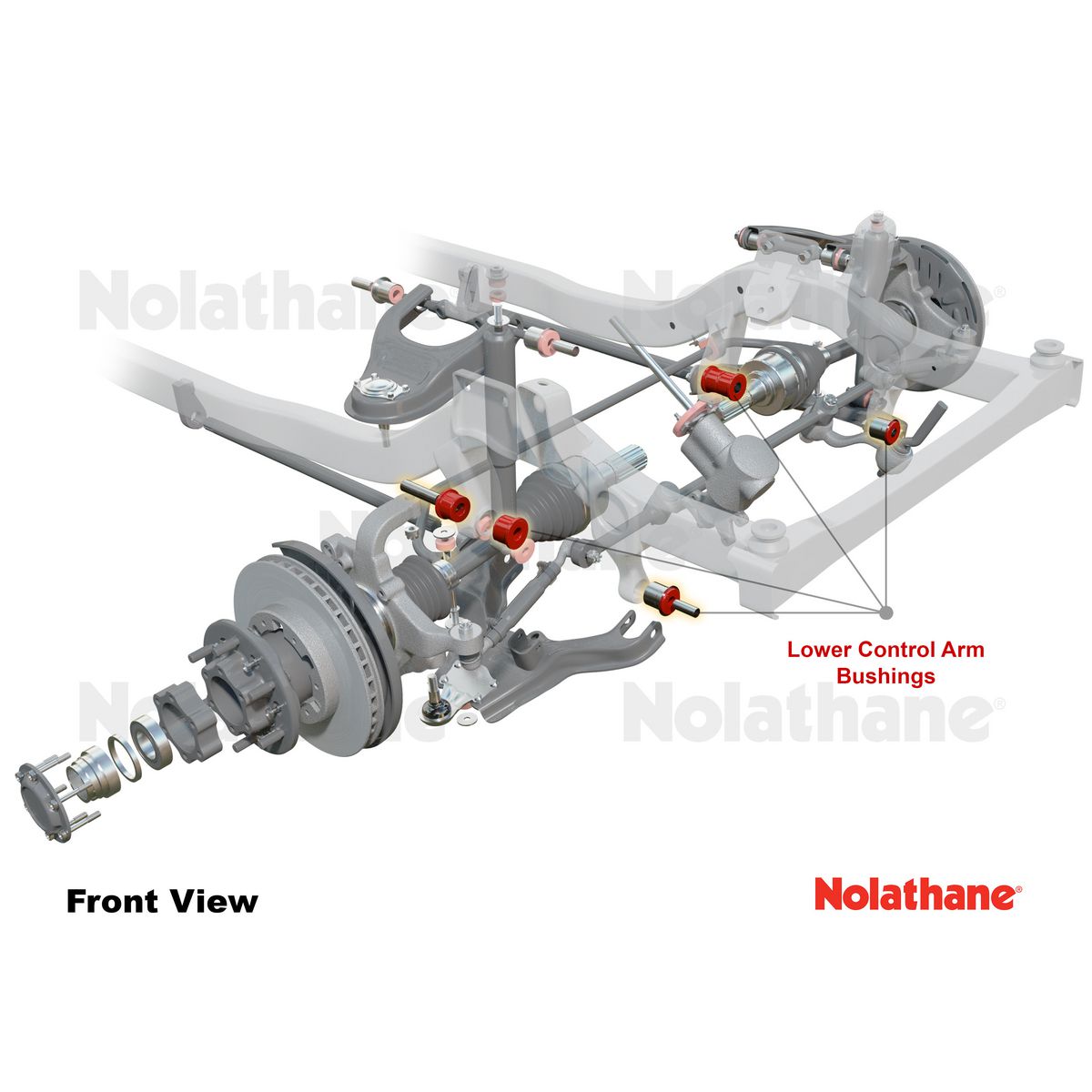 Nolathane Control Arm Bush Kit 45293
