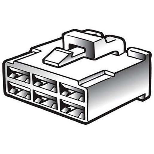 Narva Quick Connect Housing Male 6 Pole (10Pk) 56256