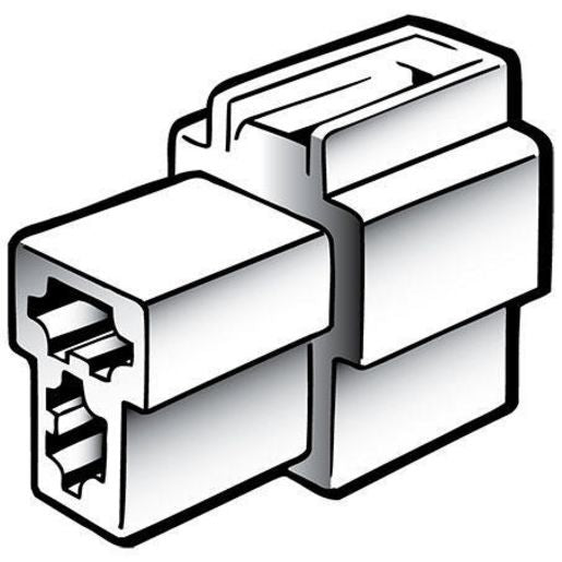Narva Quick Connect Housing Female 2 Pole (10Pk) 56262