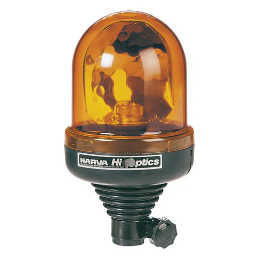 Narva Rotating Beacon Light Amber Pipe Mounted 85402A