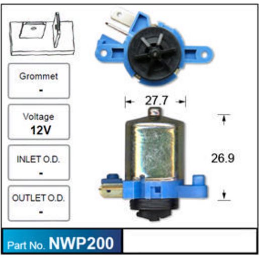 NICE Windscreen Washer Pump NWP200