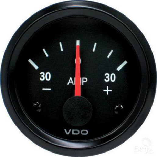 VDO Ammeter (-30 0 30) Range 52mm Round 190077006