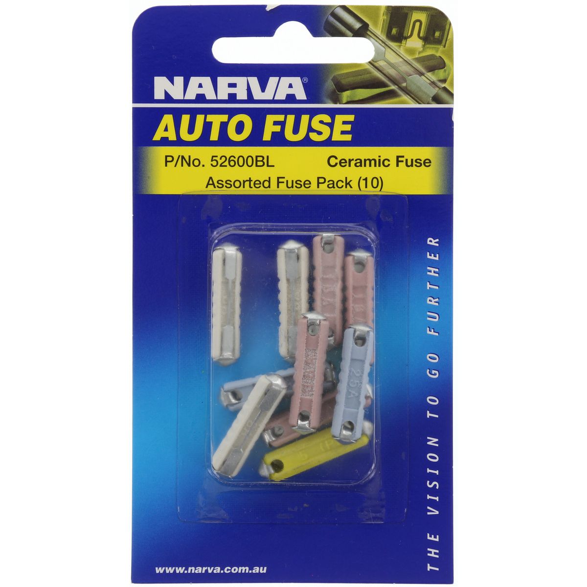 Narva Ceramic Fuses Assorted 52600BL