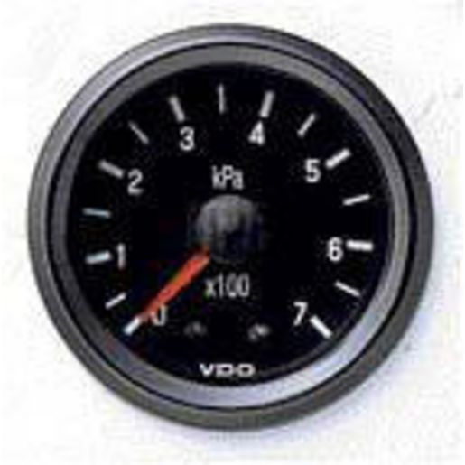 VDO Pressure Gauge Mechanical 0-700kPa 52mm Round 150077020