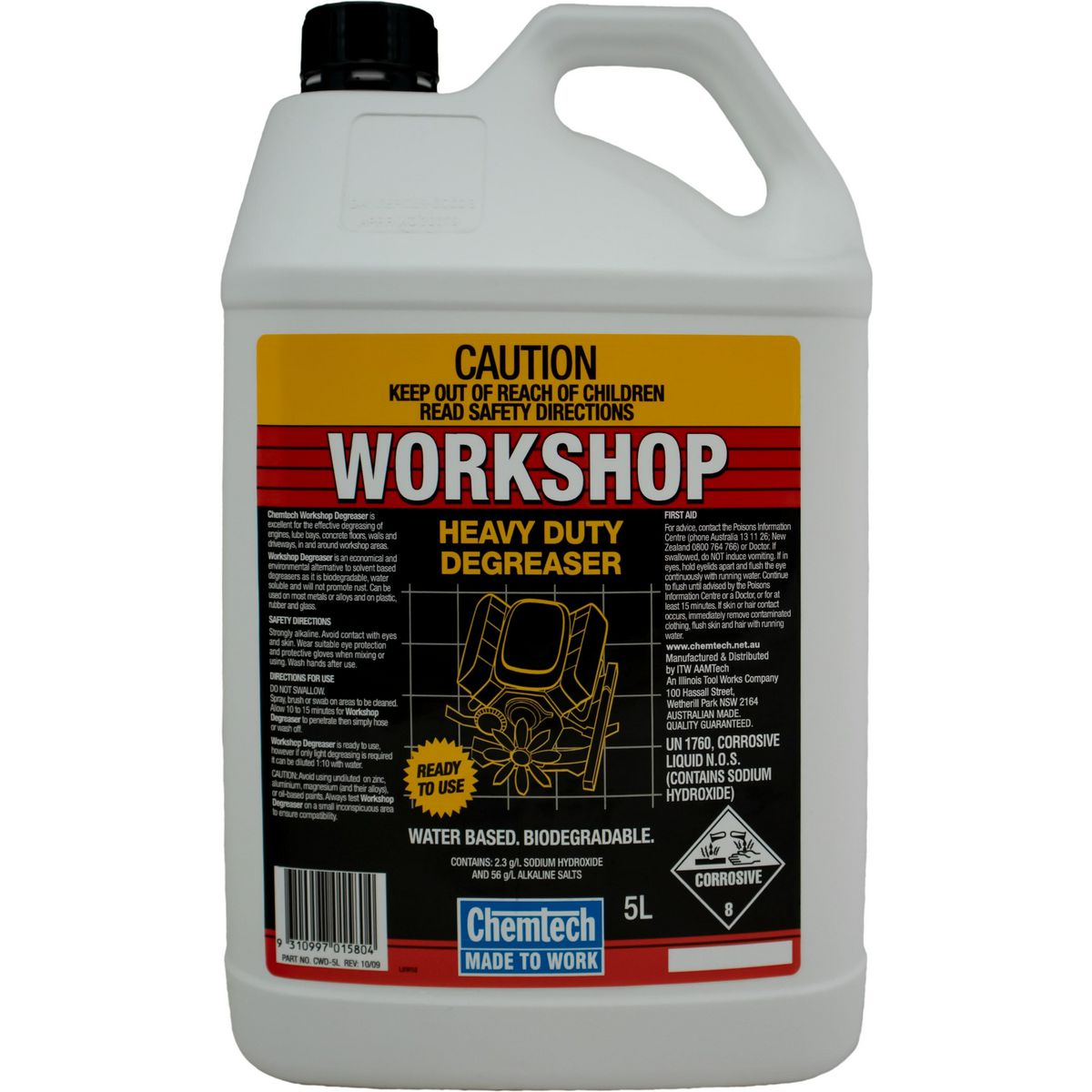Chemtech Heavy Duty Degreaser 5L