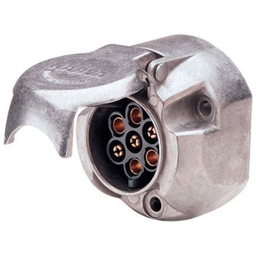 Narva Trailer Plug 7 Pin Large Round Metal (25Pk) 82062/25