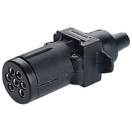 Narva Trailer Plug 7 Pin Small Round Plastic (20Pk) 82121/20