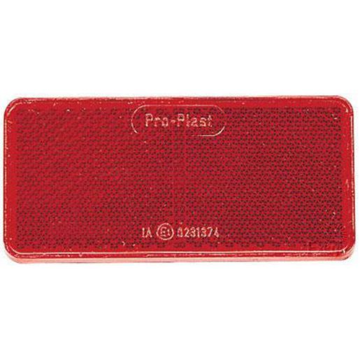 Narva Reflector Red 94x44mm with Adhesive 84052/50