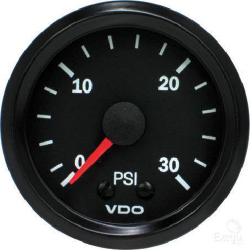 VDO Boost Gauge Mechanical (0-30 psi) 52mm Round 150077011