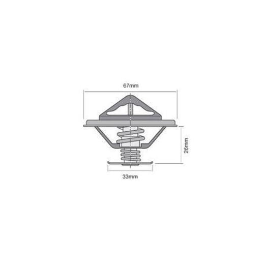 Tridon Thermostat (High Flow) TT274-192