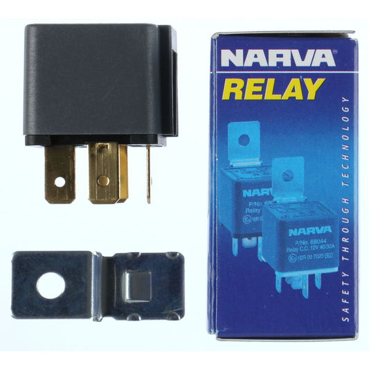 Narva Relay Normally Open With Resistor 12V 4 Pin 40A 68004