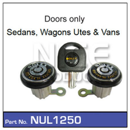 NICE Anti-Theft Door & Boot Lock Set NUL1250