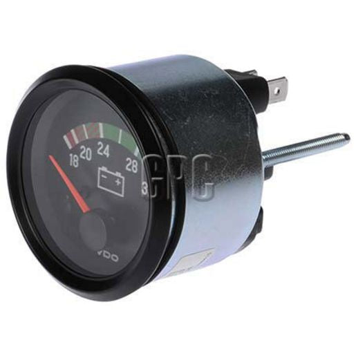 VDO Voltmeter Gauge Analogue 18-32V Range 24V 52mm Round 332040001