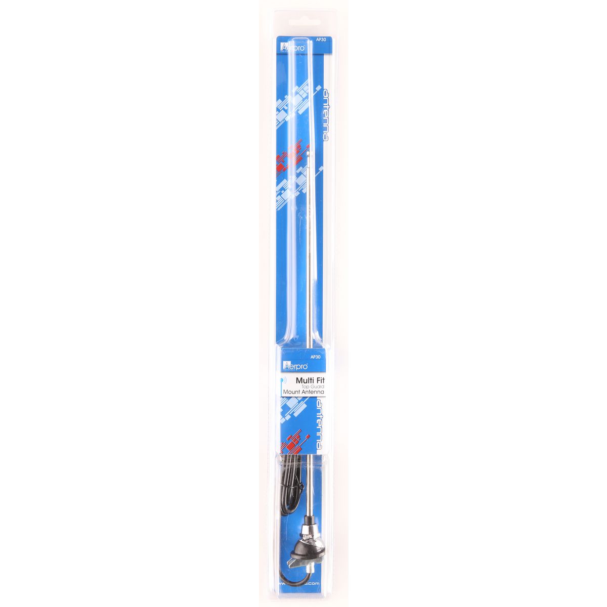Aerpro Universal Top Cowl Antenna 3 Section AP30