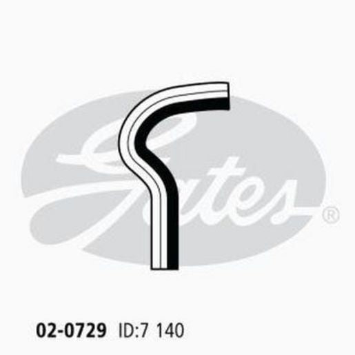 Gates Heater Hose 02-0729