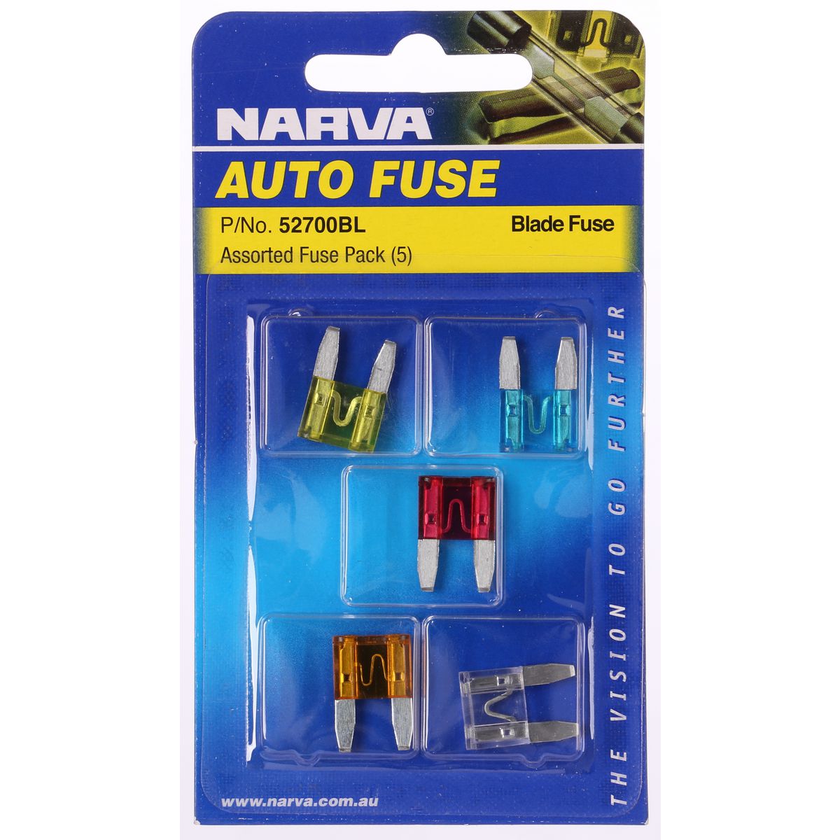 Narva Blade Fuses Mini Assorted 52700BL