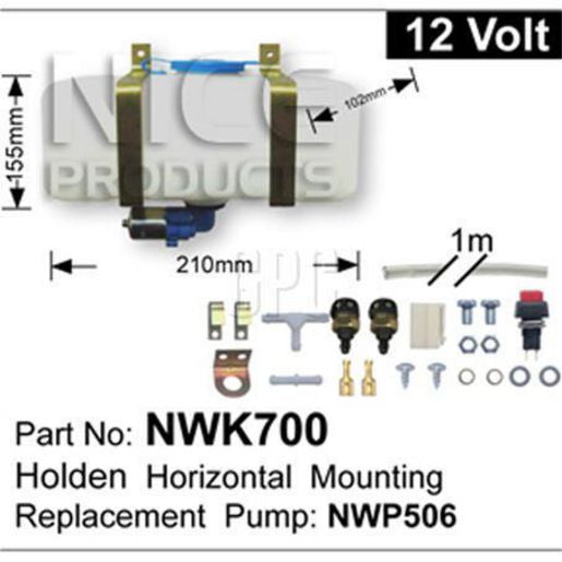 NICE Windscreen Washer Pump Kit NWK700