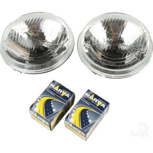 Narva 5 3/4"" H4 Halogen Headlamp Conversion Kit 12V 60/55W - 72048