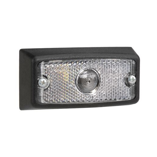 Narva Front End Outline Marker Lamp 12V Clear w/ Rubber Boot Reflector 87212