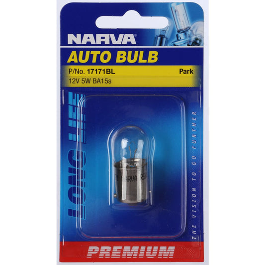Narva Globe Premium Incandescent BA15S 12V 5W 17171BL