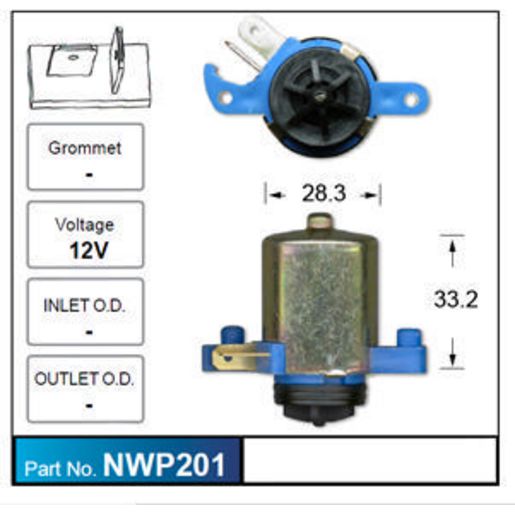 NICE Windscreen Washer Pump NWP201