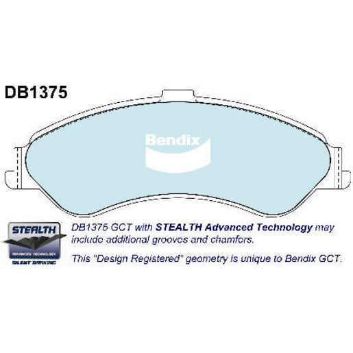 Bendix Ultimate Brake Pad Set Front DB1375 ULT