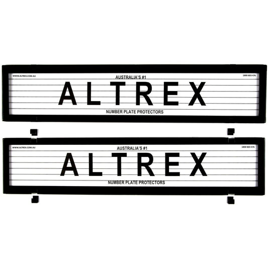 Altrex Number Plate Cover 6 Figure Black Without Lines