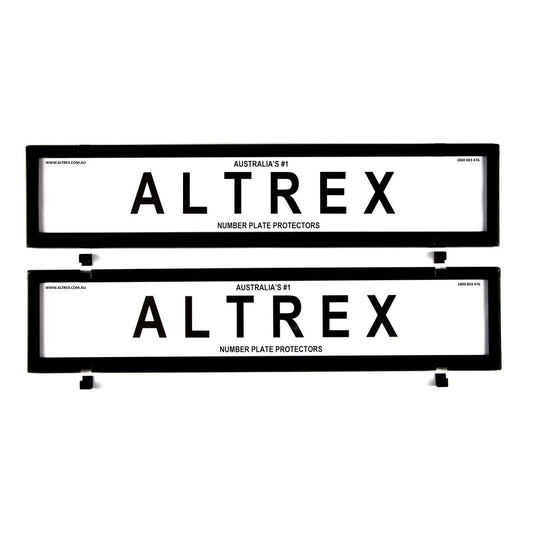 Altrex Number Plate Cover 6 Figure Black Without Lines