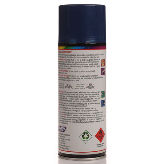 Motortech Aerosol Spray Enamel Ocean Blue 250g MT033