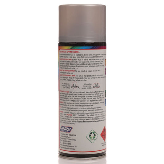 Motortech Aerosol Spray Enamel Chrome 250g MT035