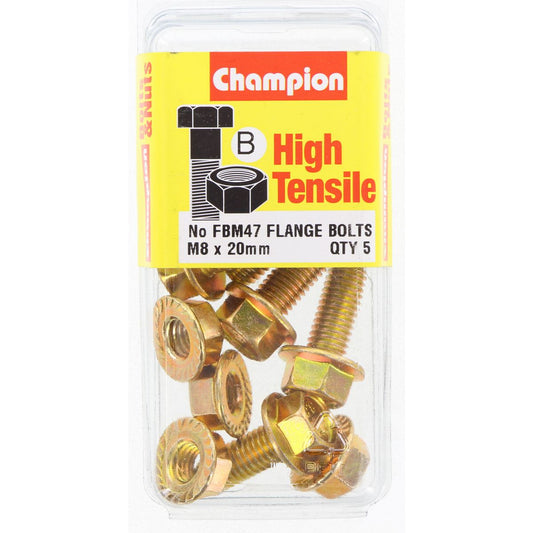 Champion Fasteners M8 X 20mm Grade 8.8 Screw And Nuts FBM47