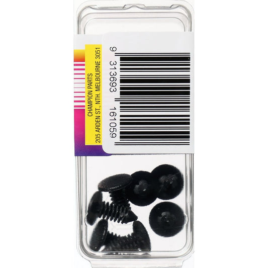 Champion Xmas Tree Clip Black 18mm Lens 5mm Hole 13mm Head 8Pk TF1