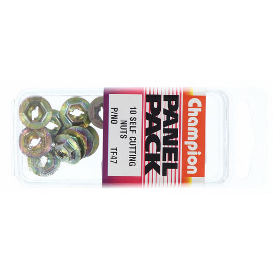 Champion Self Cutting Nuts 1/8"" 10Pk TF47